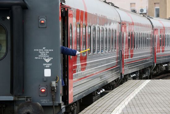 Yantar deluxe train's 55th anniversary celebrated in Kaliningrad