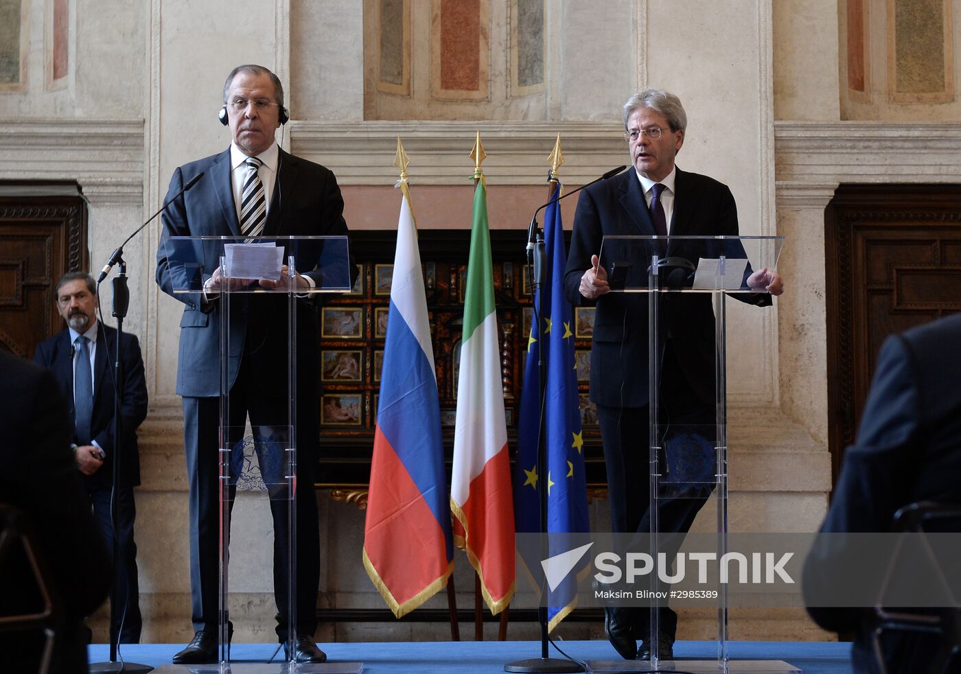 Russian Foreign Minister Lavrov visits Italy