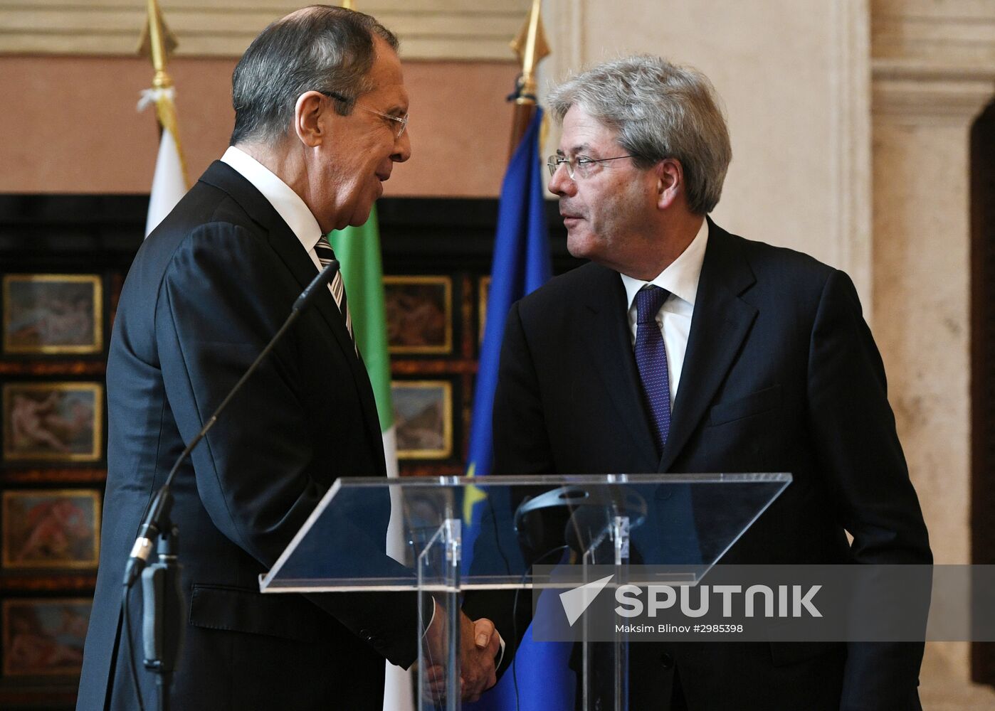 Russian Foreign Minister Lavrov visits Italy