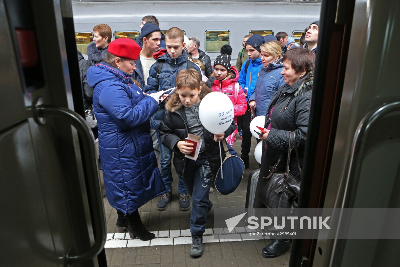 Yantar deluxe train's 55th anniversary celebrated in Kaliningrad