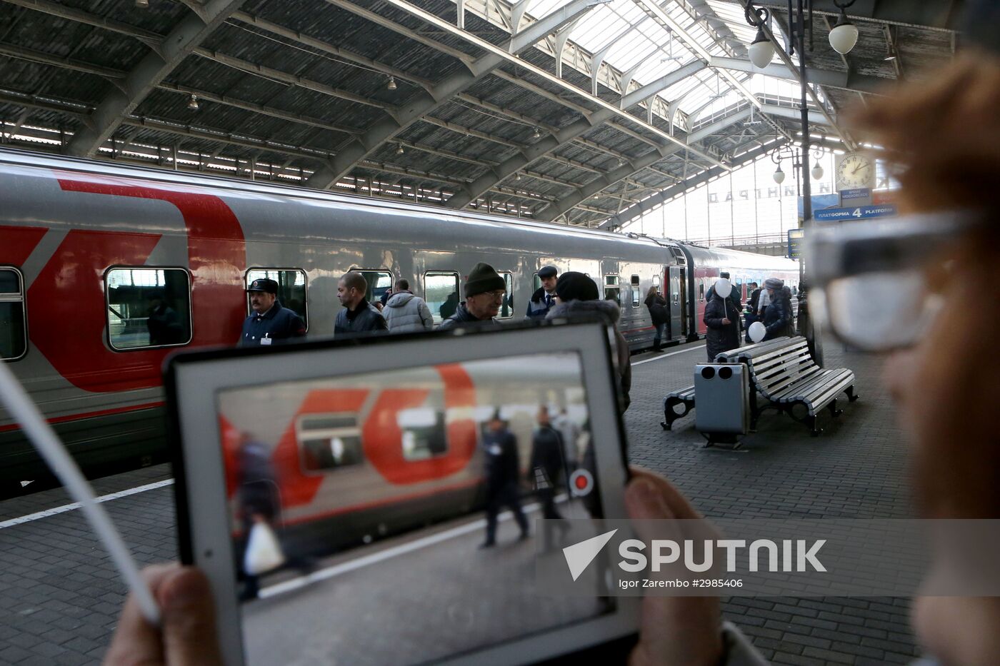 Yantar deluxe train's 55th anniversary celebrated in Kaliningrad