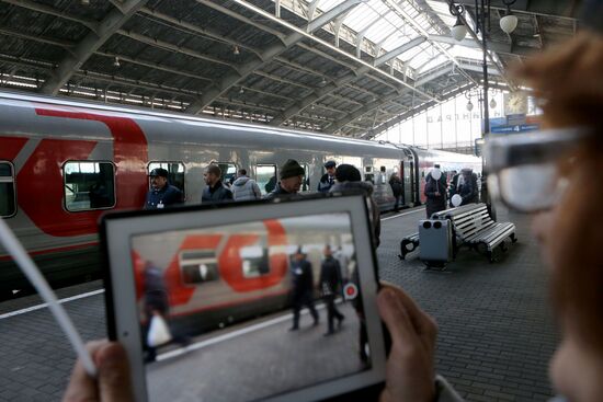 Yantar deluxe train's 55th anniversary celebrated in Kaliningrad