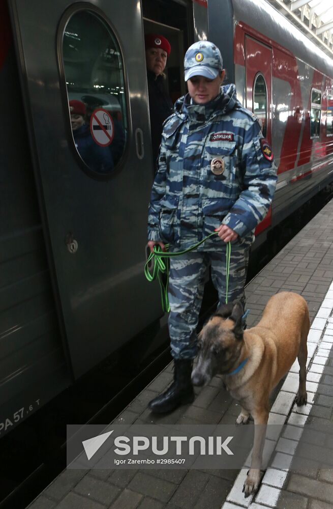 Yantar deluxe train's 55th anniversary celebrated in Kaliningrad