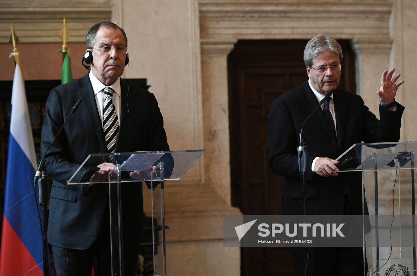 Russian Foreign Minister Lavrov visits Italy