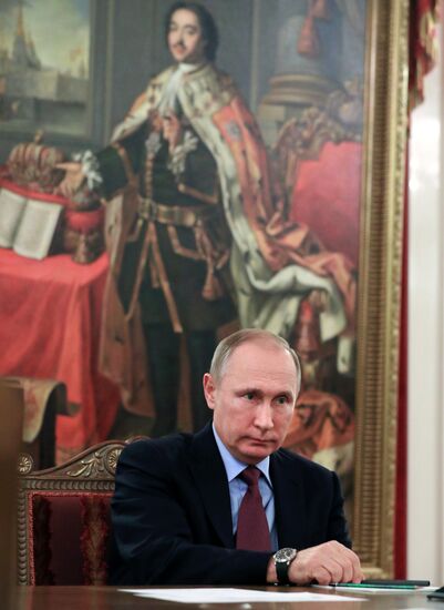 President Vladimir Putin's trip to St. Petersburg