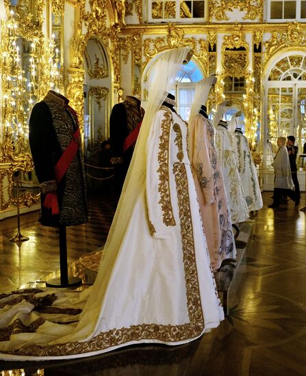Opening exhibition of costumes for film "Matilda" in Tsarskoye Selo