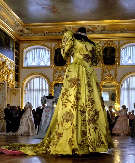 Opening exhibition of costumes for film "Matilda" in Tsarskoye Selo