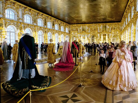 Opening exhibition of costumes for film "Matilda" in Tsarskoye Selo