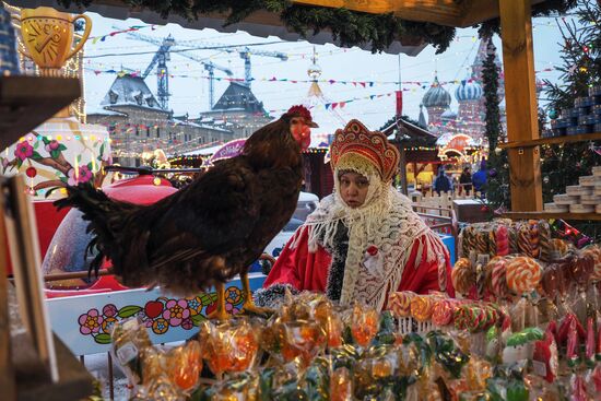 Moscow on New Year's eve
