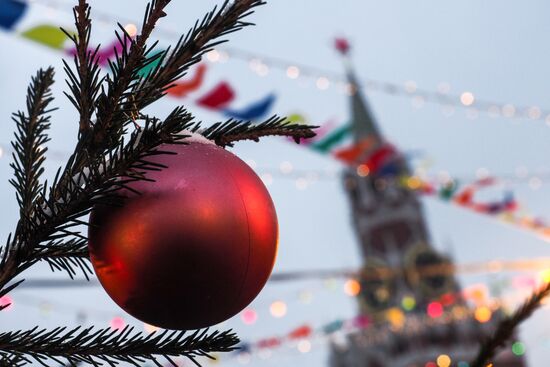 Moscow on New Year's eve