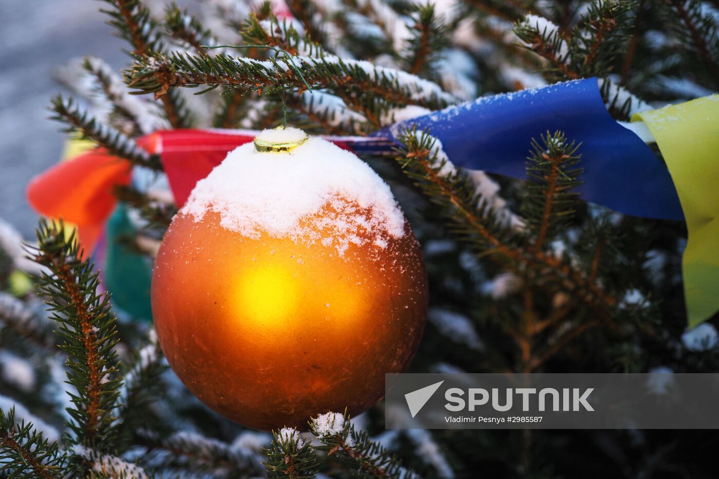 Moscow on New Year's eve