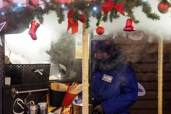 Moscow on New Year's eve