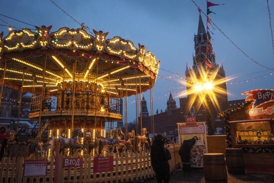 Moscow on New Year's eve