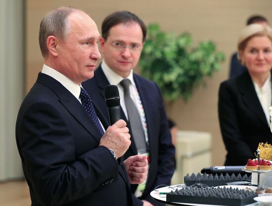 President Vladimir Putin's trip to St. Petersburg