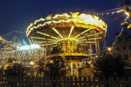 Moscow on New Year's eve