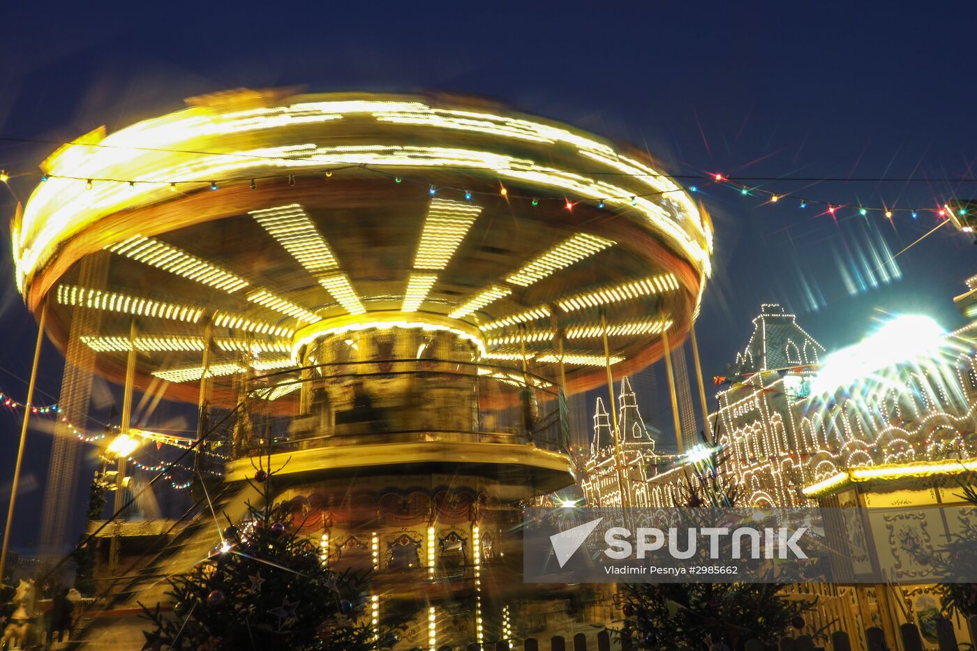 Moscow on New Year's eve