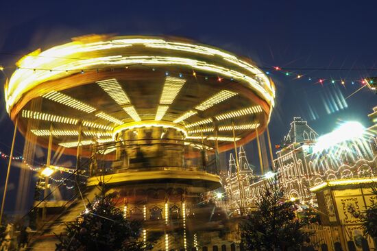 Moscow on New Year's eve