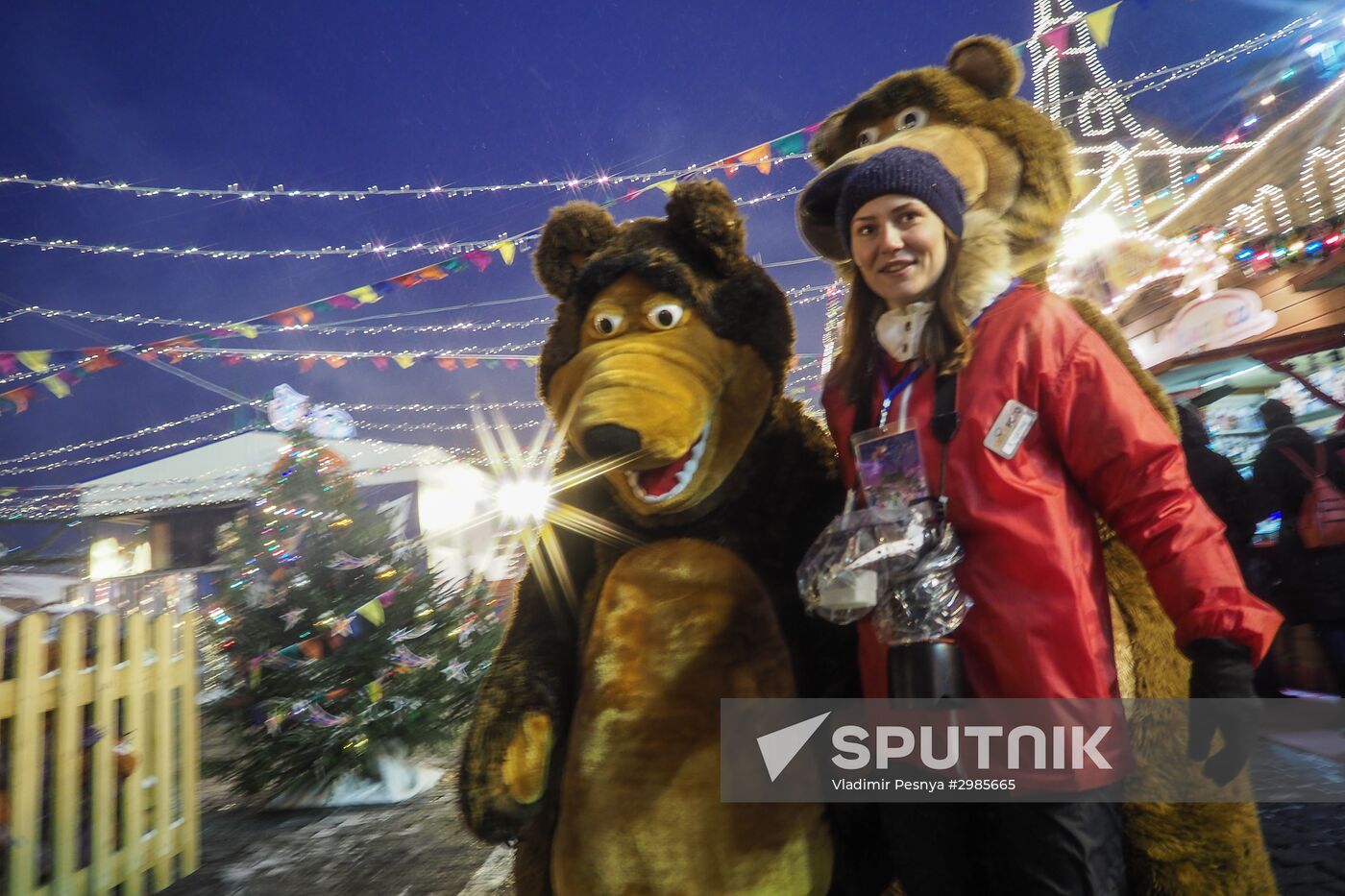 Moscow on New Year's eve
