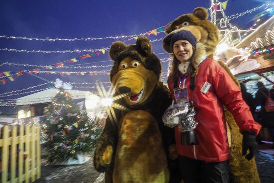 Moscow on New Year's eve