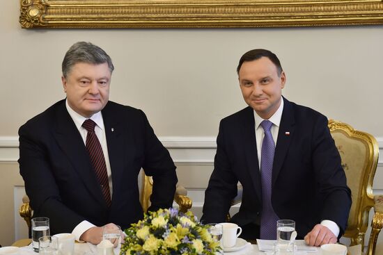 Ukrainian President Petro Poroshenko's visit to Poland