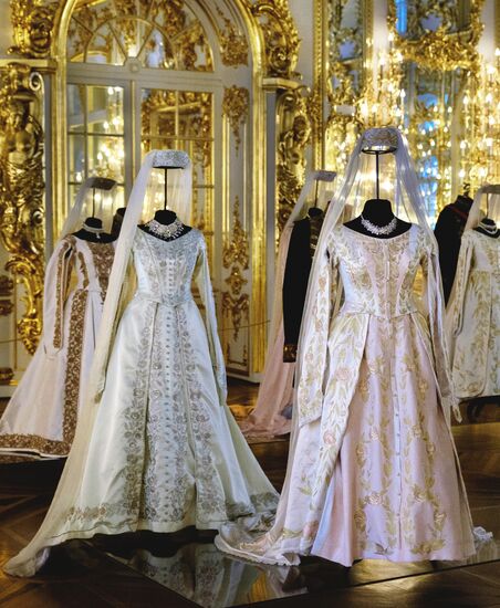 Opening exhibition of costumes for film "Matilda" in Tsarskoye Selo