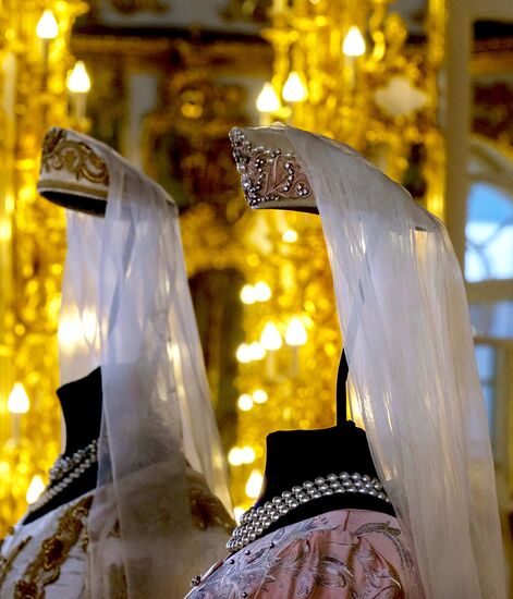 Opening exhibition of costumes for film "Matilda" in Tsarskoye Selo