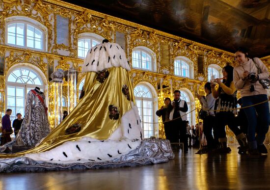Opening exhibition of costumes for film "Matilda" in Tsarskoye Selo
