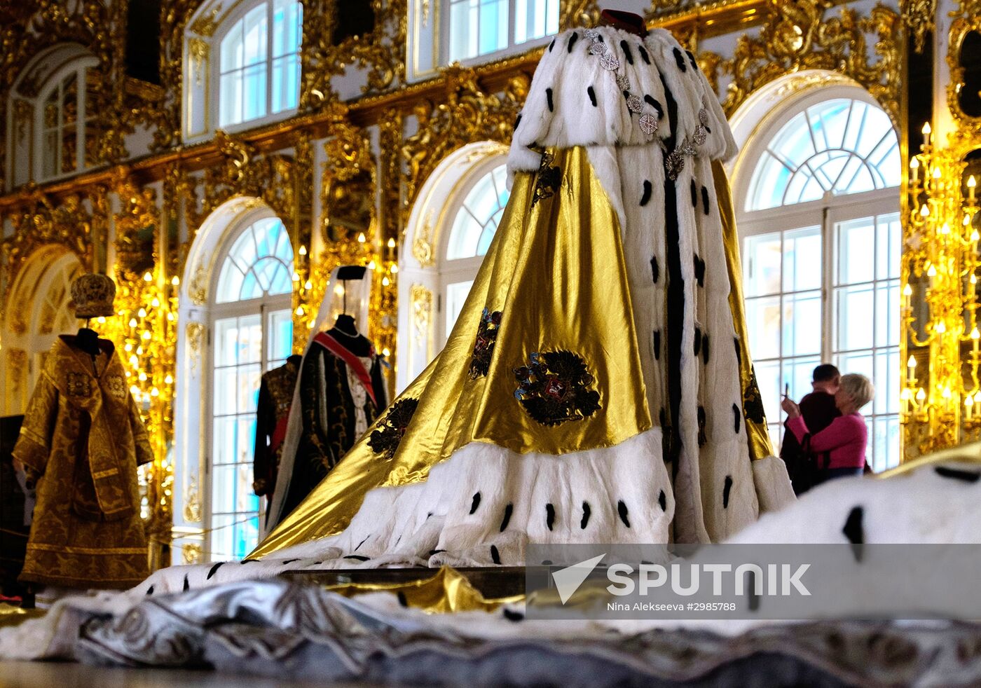 Opening exhibition of costumes for film "Matilda" in Tsarskoye Selo