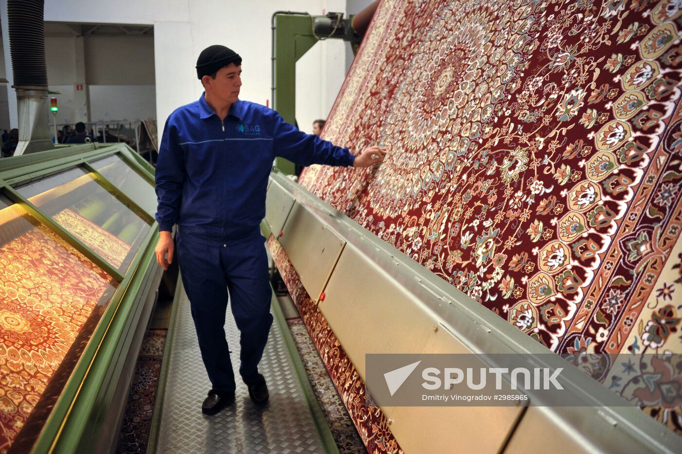 SAG carpet plant in Samarkand
