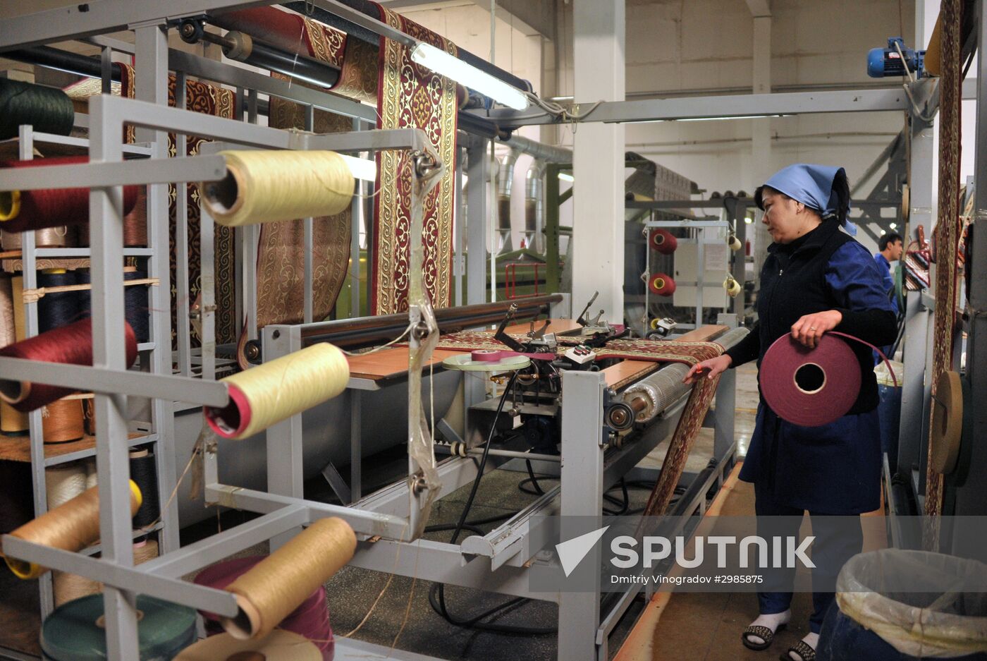 SAG carpet plant in Samarkand