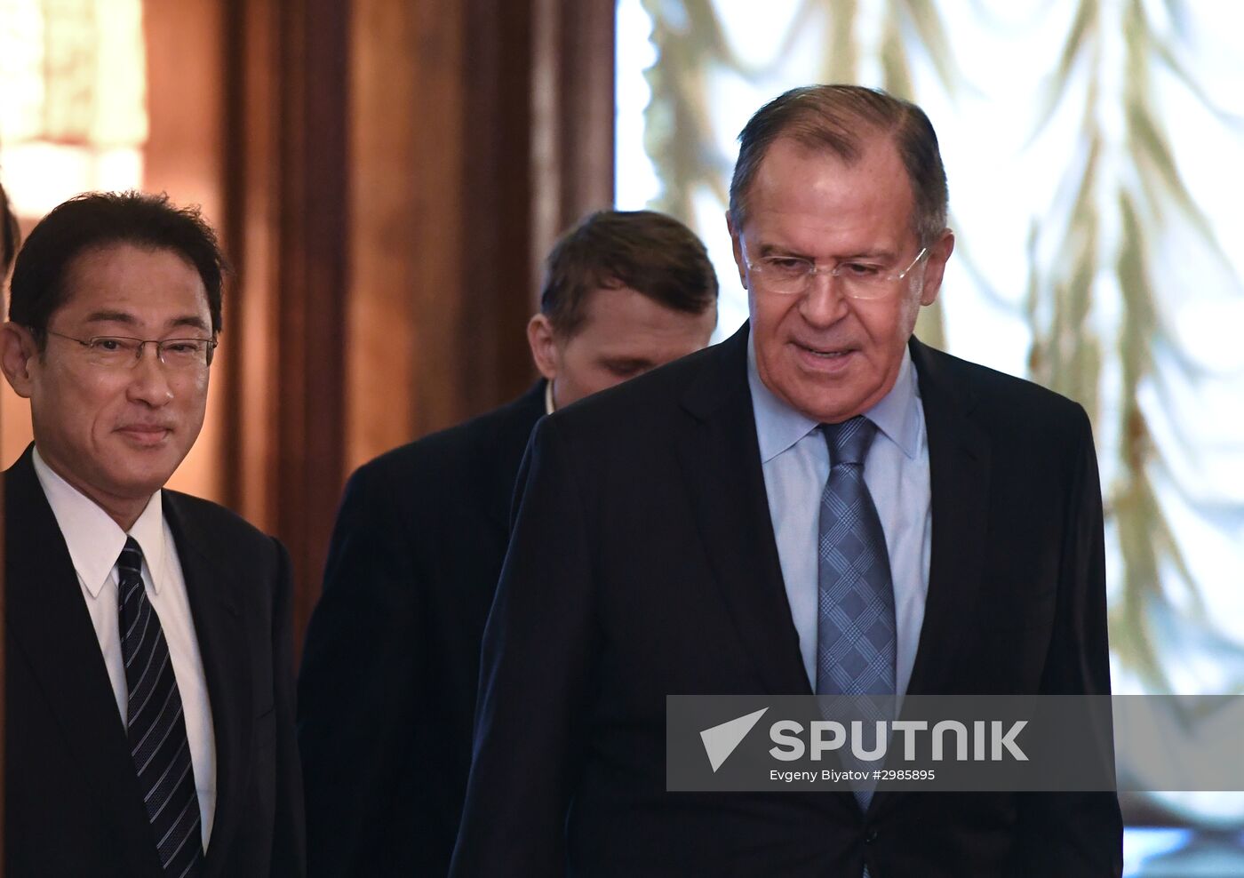 Russian Foreign Minister Lavrov meets with Japanese counterpart Kishida