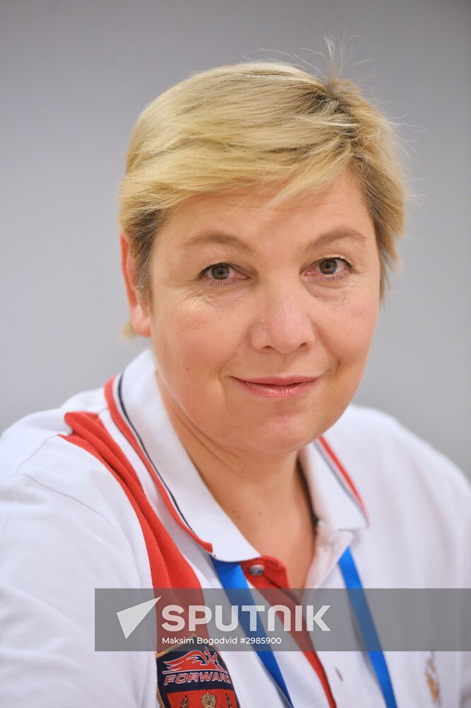Svetlana Moiseyeva, head coach of the Russian national diving team