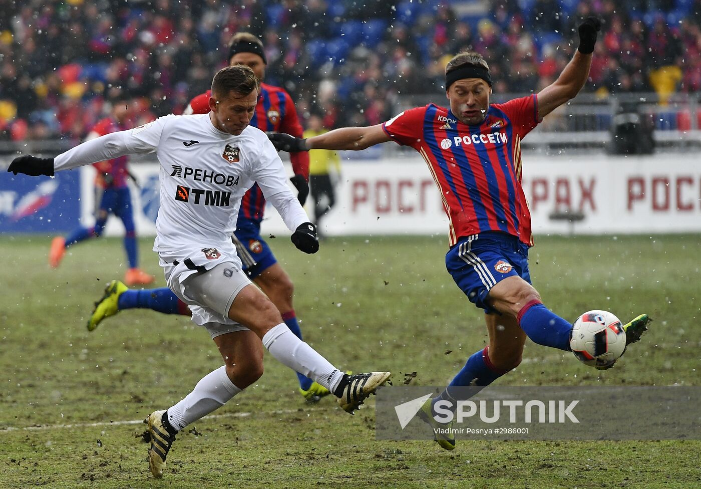 Football. Russian Premier League. CSKA vs. Ural