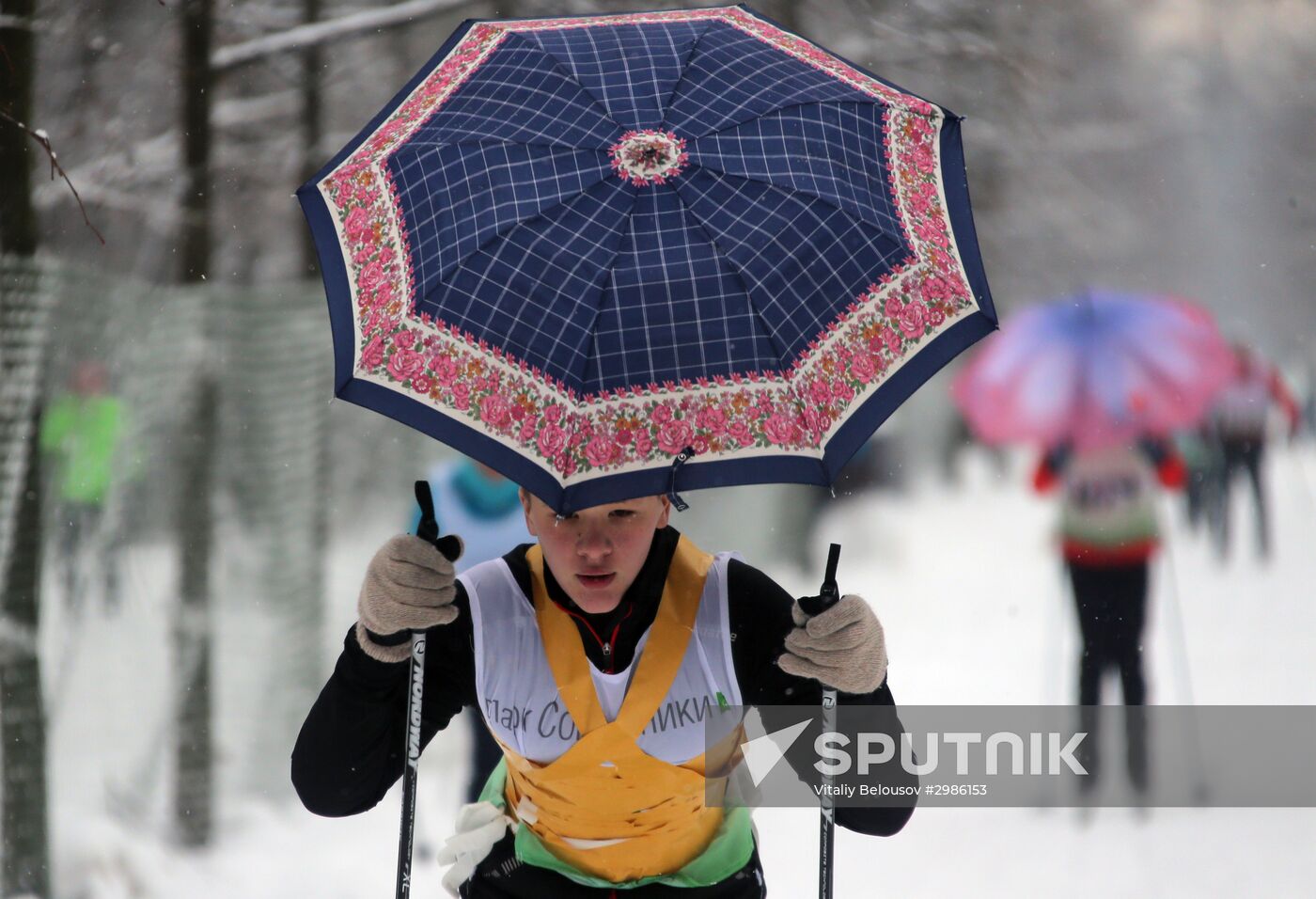 Fun Race cross-country skiing event at Sokolniki