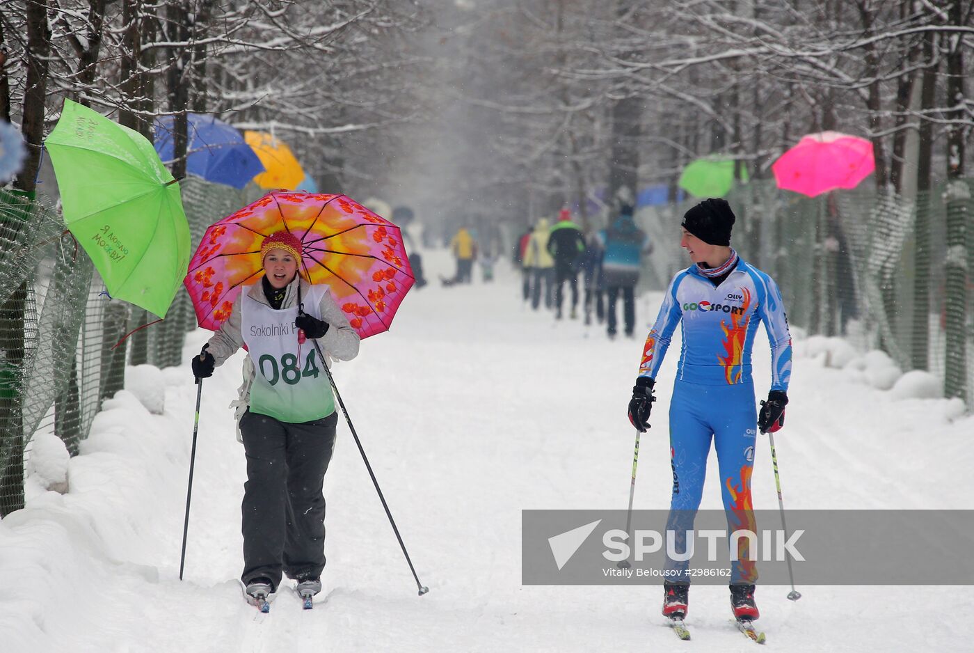 Fun Race cross-country skiing event at Sokolniki