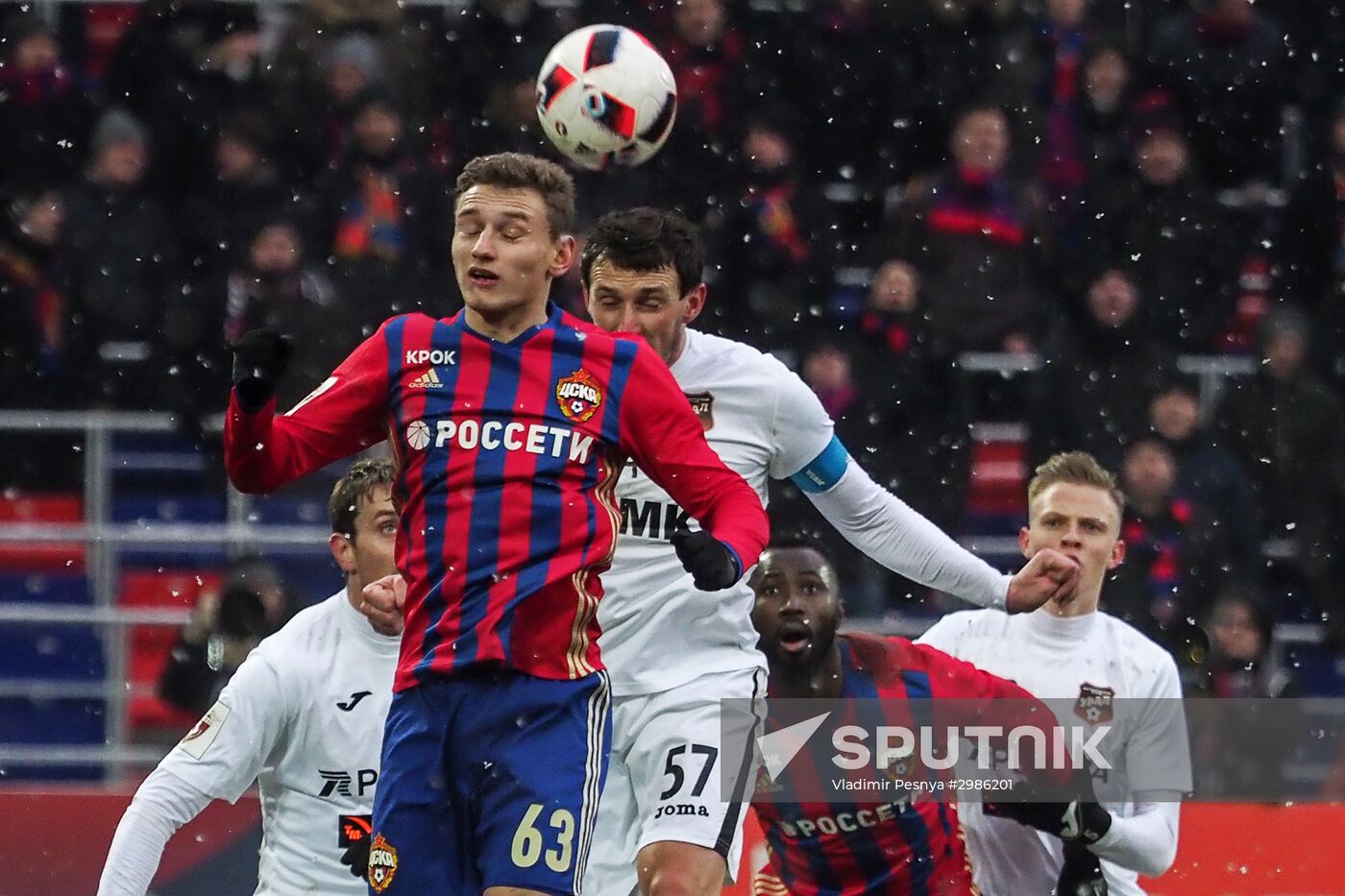 Football. Russian Premier League. CSKA vs. Ural