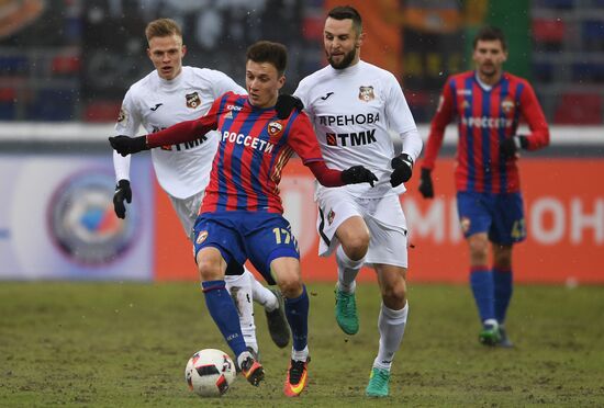 Football. Russian Premier League. CSKA vs. Ural