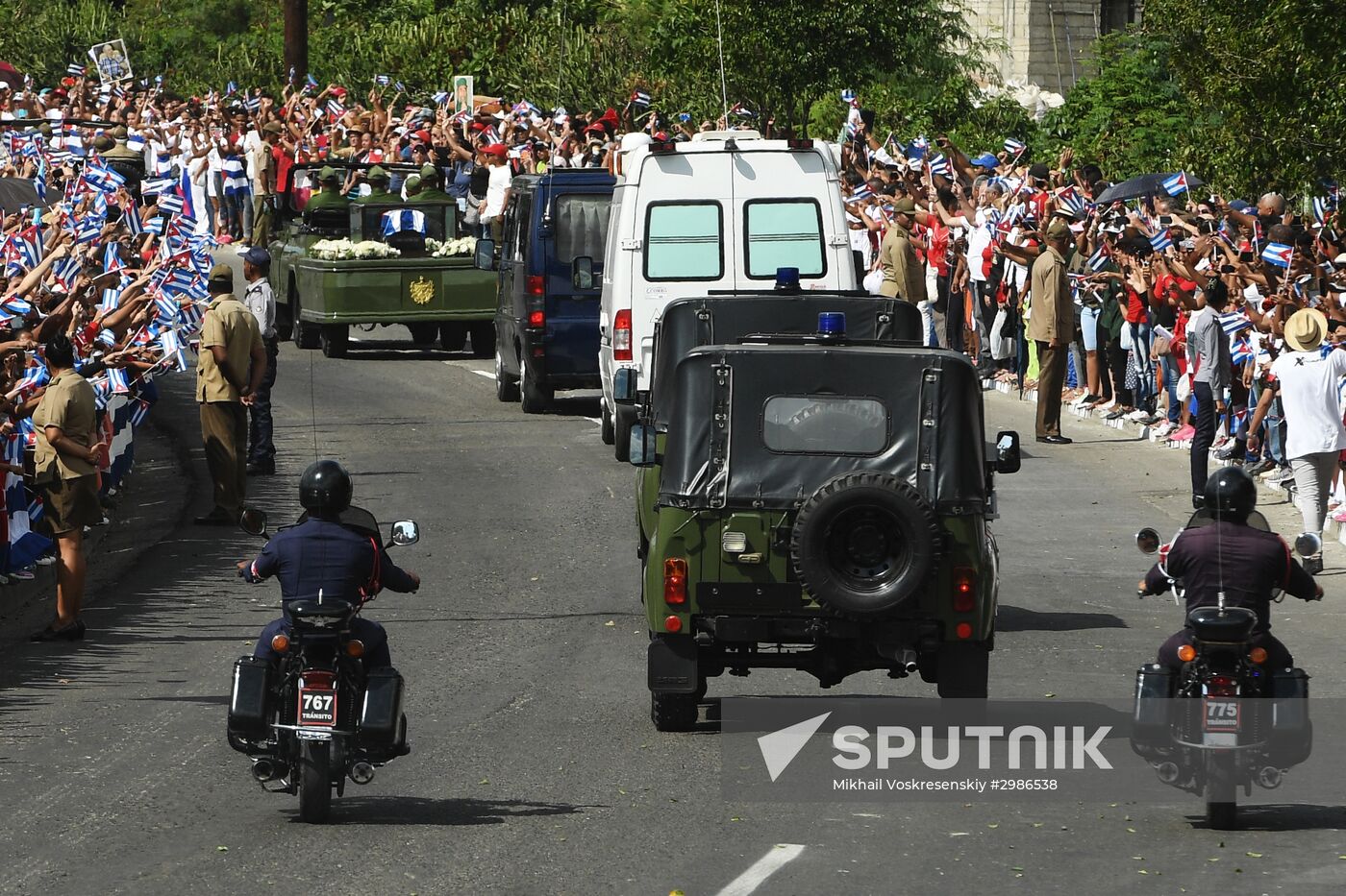 Santiago de Cuba during Fidel Castro's funeral