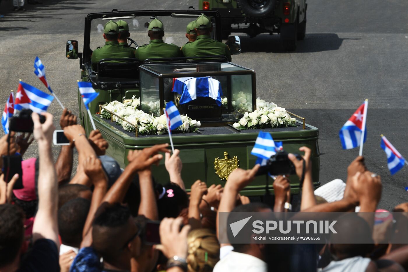 Santiago de Cuba during Fidel Castro's funeral