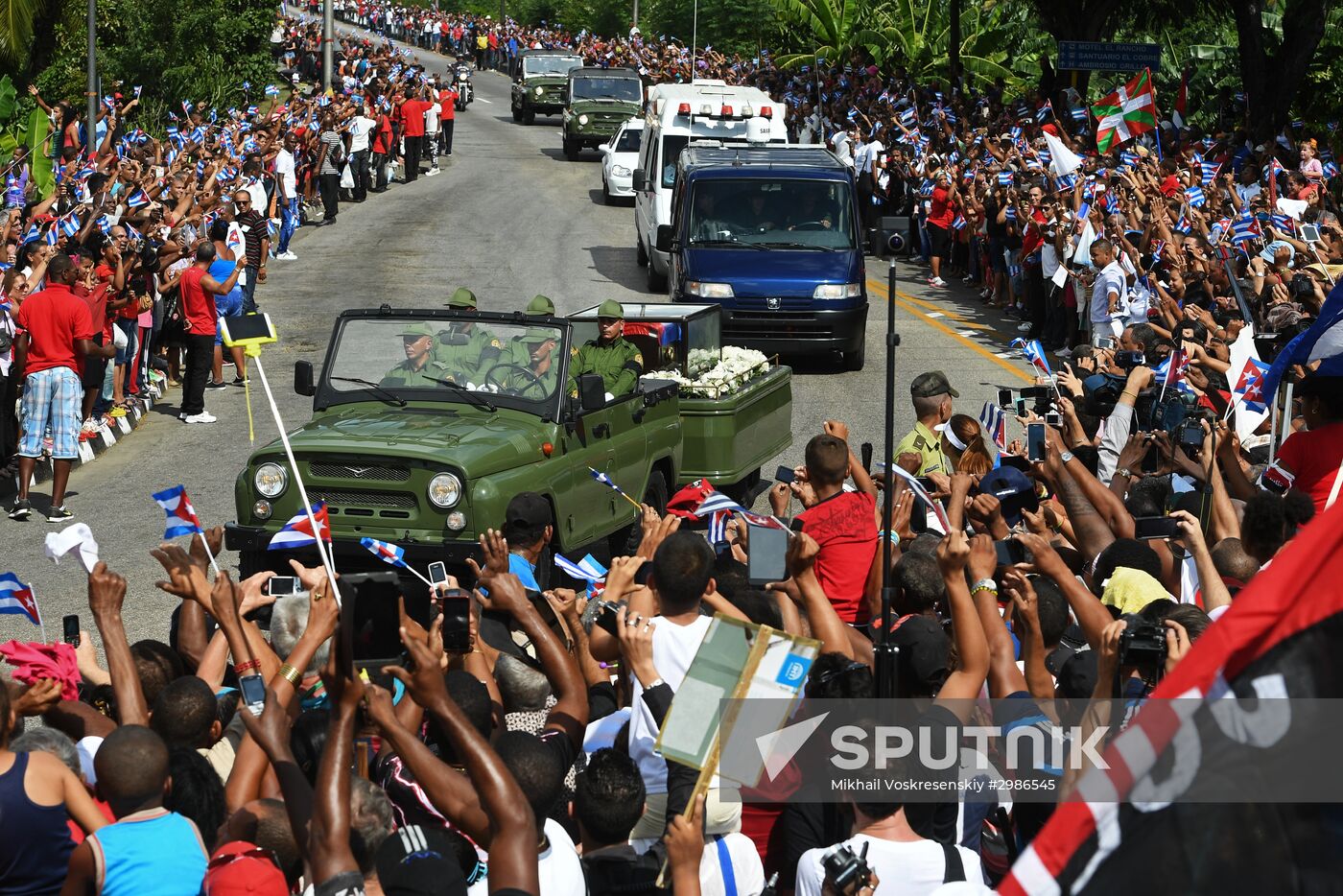 Santiago de Cuba during Fidel Castro's funeral