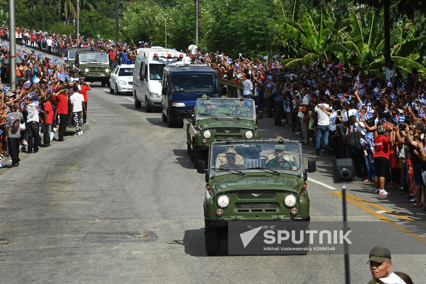 Santiago de Cuba during Fidel Castro's funeral