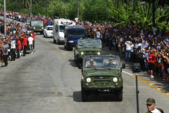 Santiago de Cuba during Fidel Castro's funeral