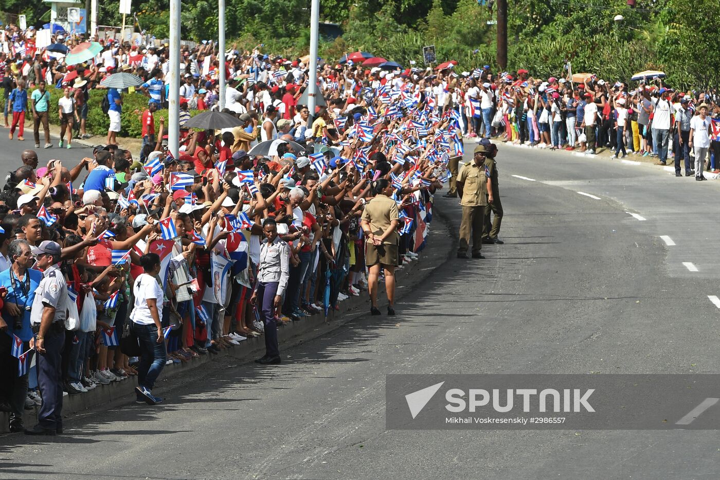 Santiago de Cuba during Fidel Castro's funeral