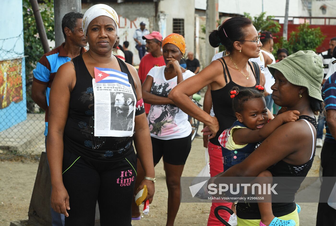 Santiago de Cuba during Fidel Castro's funeral