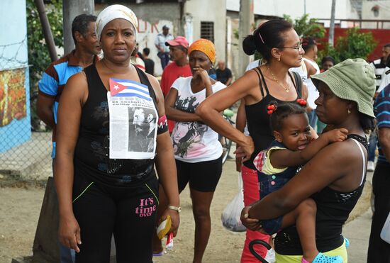 Santiago de Cuba during Fidel Castro's funeral