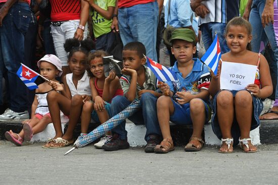 Santiago de Cuba on the eve of Fidel Castro's funerals