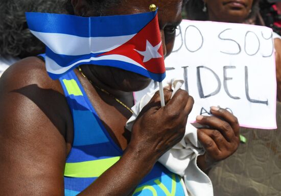 Santiago de Cuba during Fidel Castro's funeral