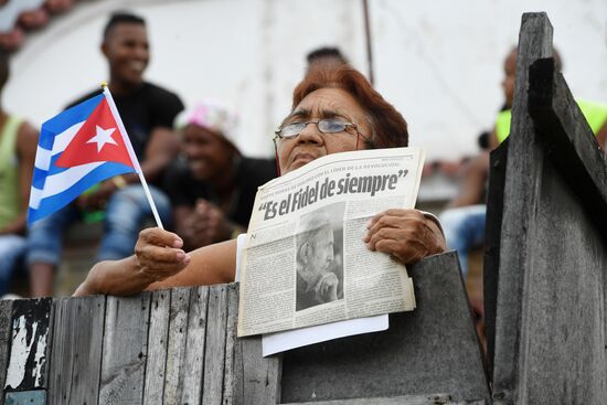 Santiago de Cuba on the eve of Fidel Castro's funerals
