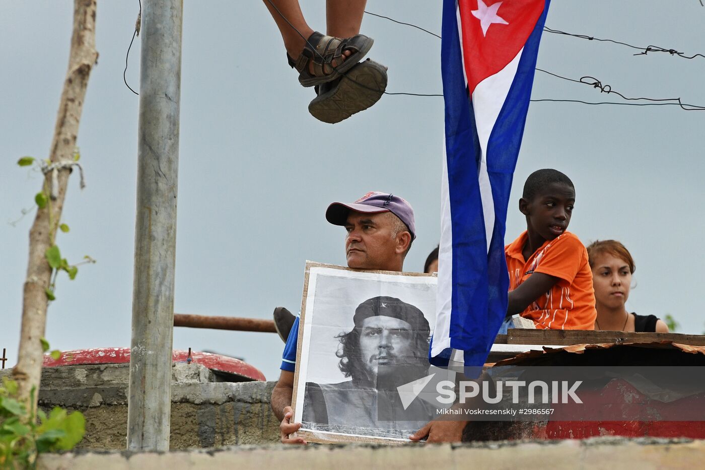 Santiago de Cuba during Fidel Castro's funeral
