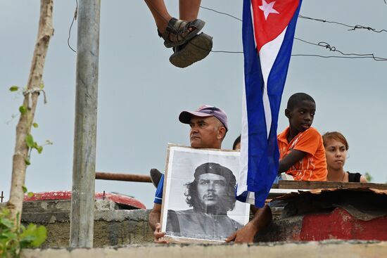Santiago de Cuba during Fidel Castro's funeral